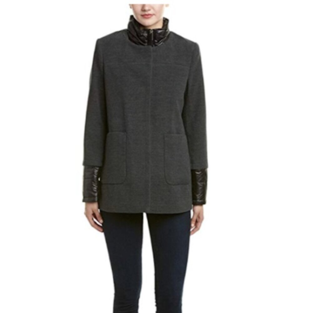 French Connection Collarless Coat